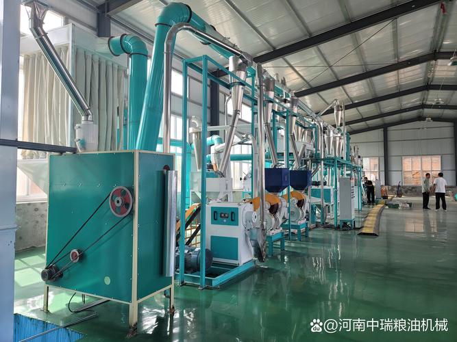 一條高效的面粉加工生產線通常包括原糧清理設備,研磨設備,篩理設備